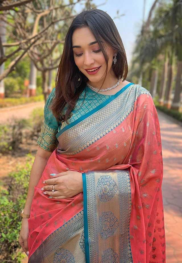 Banarasi Soft Silk Saree in Cream
