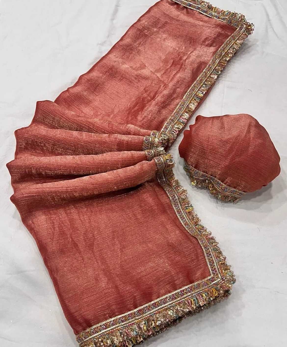Chiffon Designer Saree in Grey