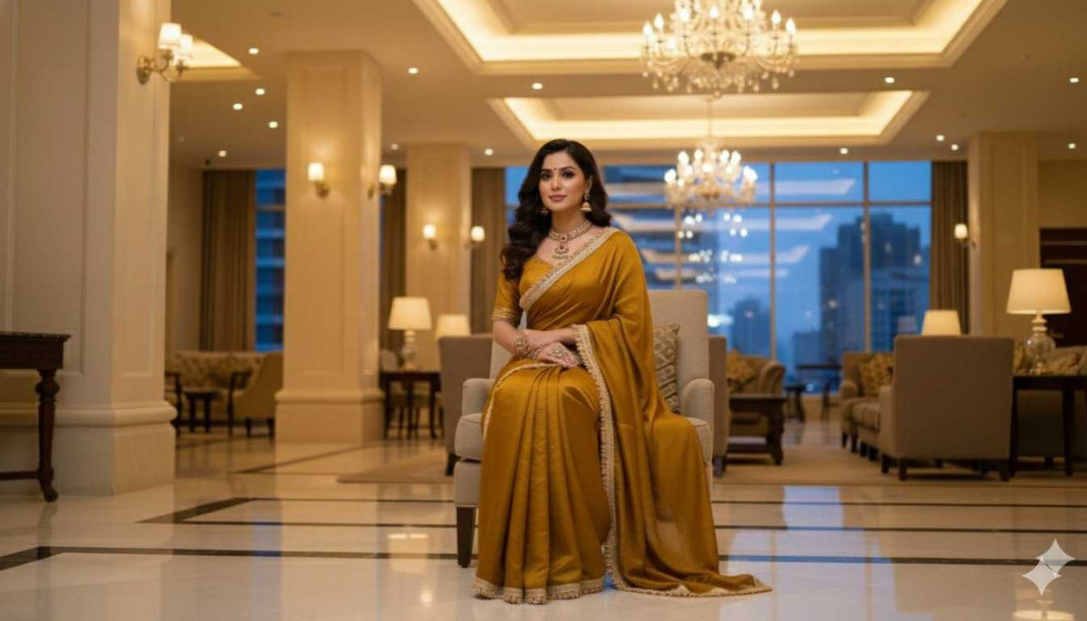 Chiffon Designer Saree in Grey