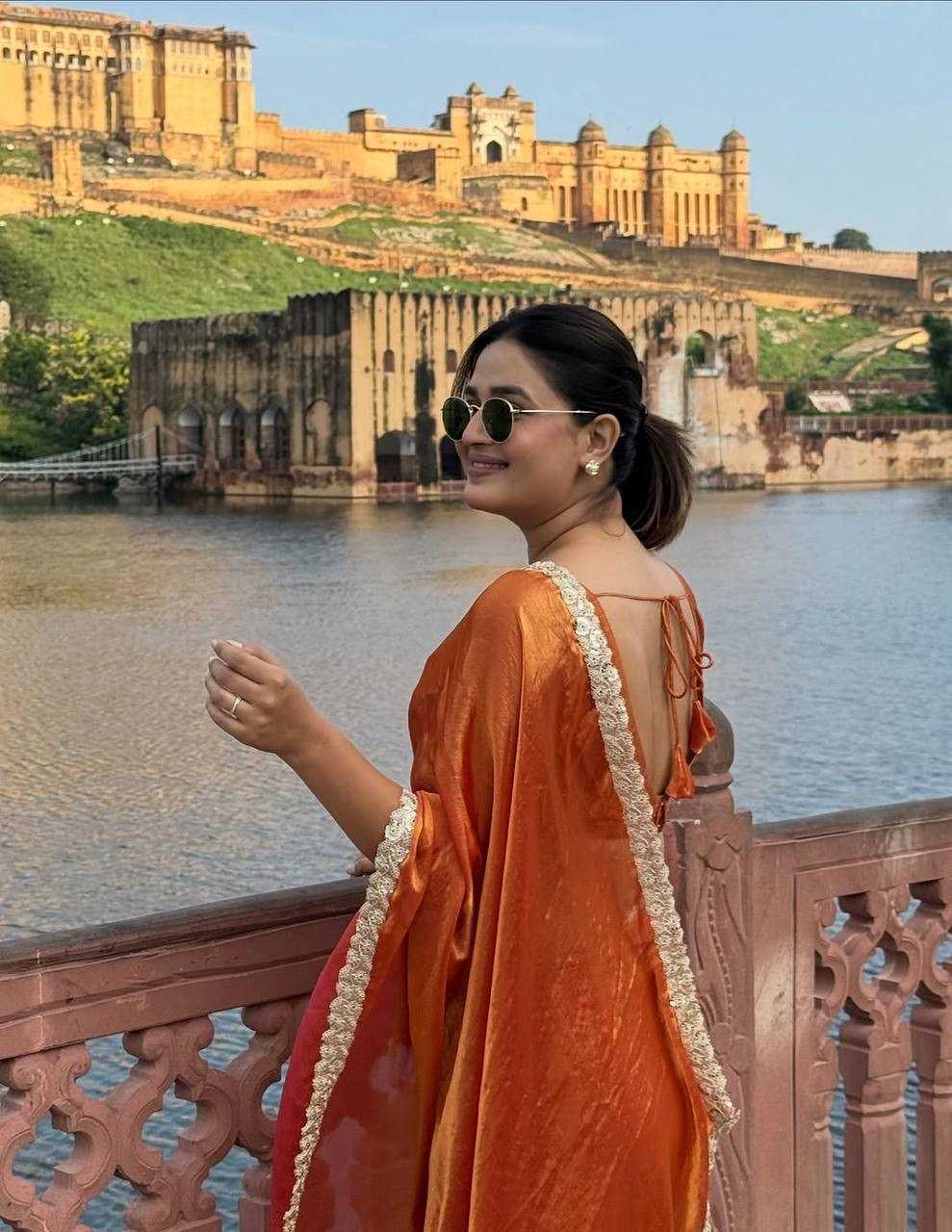 Space Silk Soft Saree