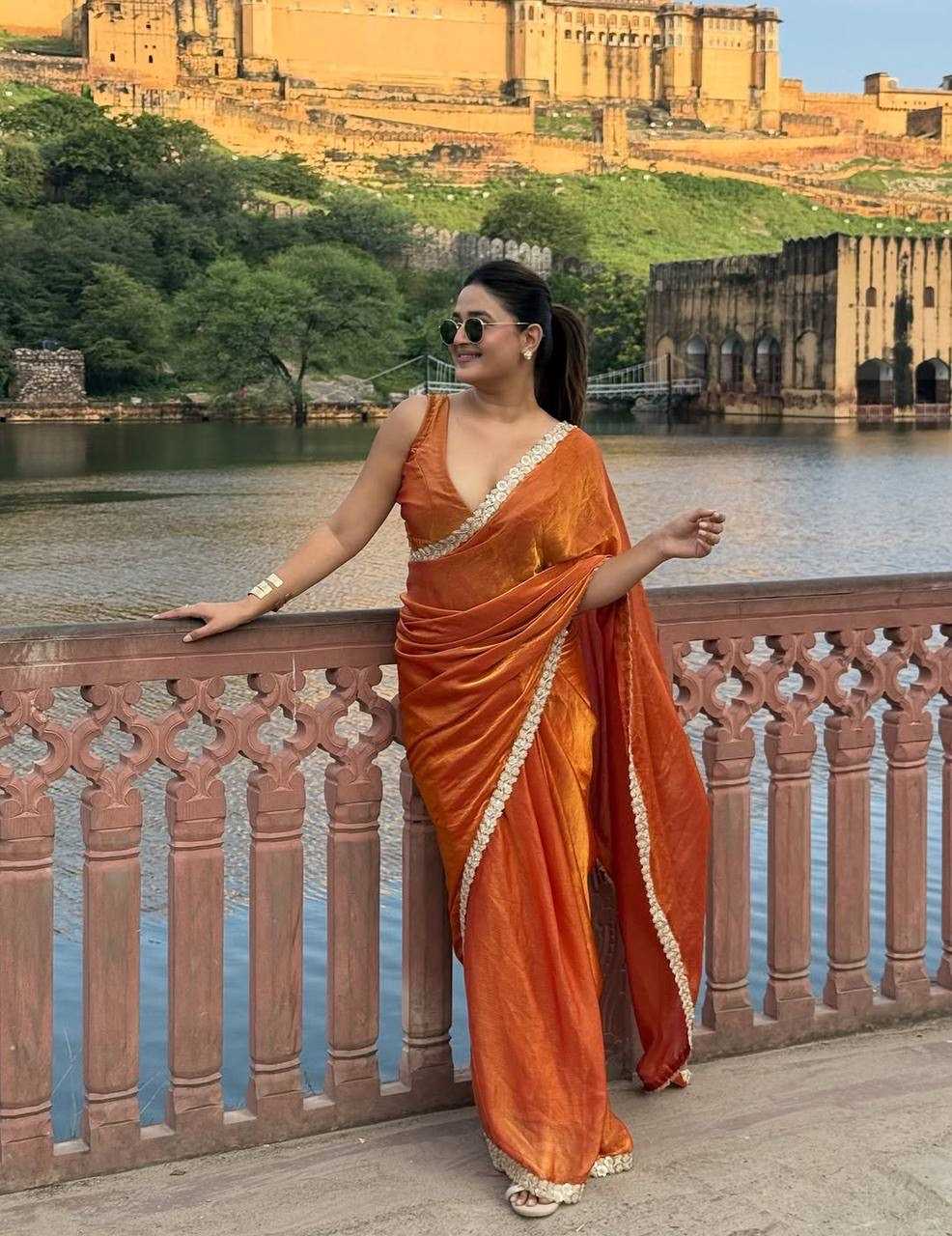Space Silk Soft Saree