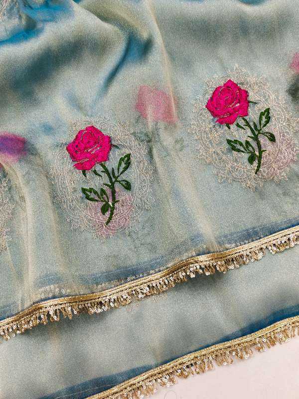 Premium Silk Party Wear Saree in Lavender