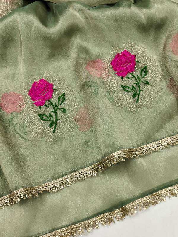Premium Silk Party Wear Saree in Lavender