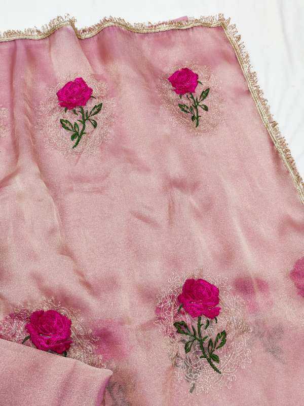 Premium Silk Party Wear Saree in Lavender