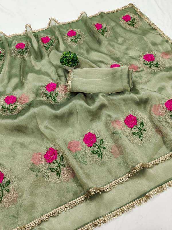Premium Silk Party Wear Saree in Lavender