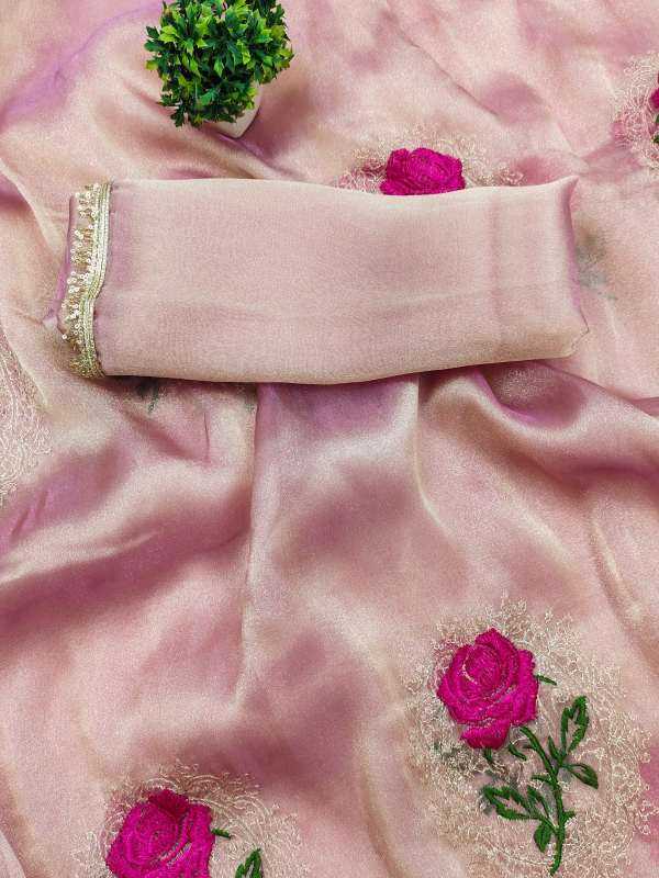 Premium Silk Party Wear Saree in Lavender