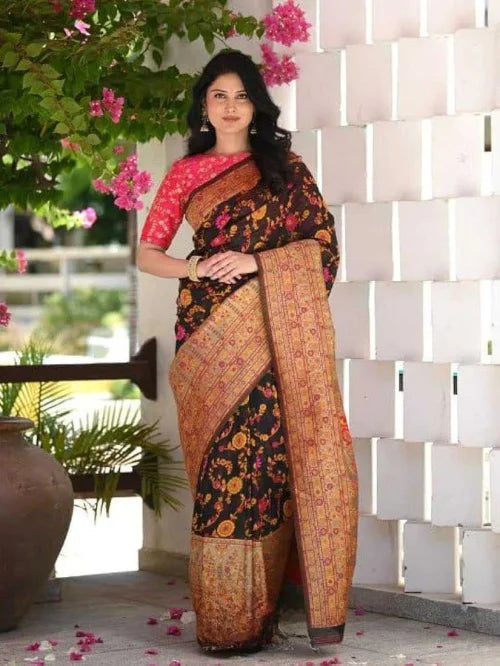 Linen Designer Saree 77