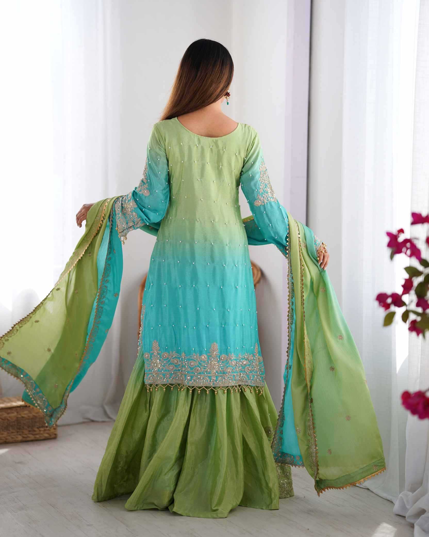 Chinon Silk Palazzo Suit