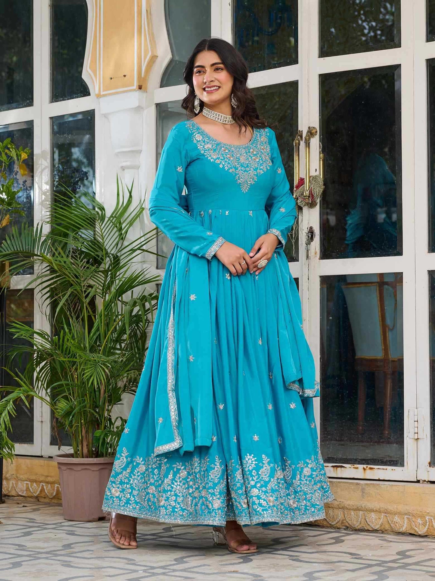 Silk Designer Gown