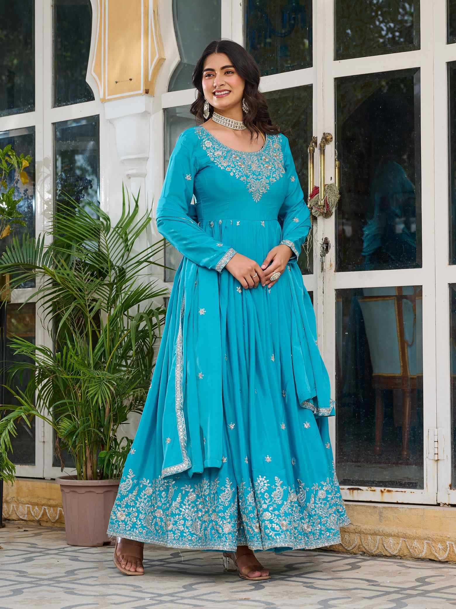 Silk Designer Gown