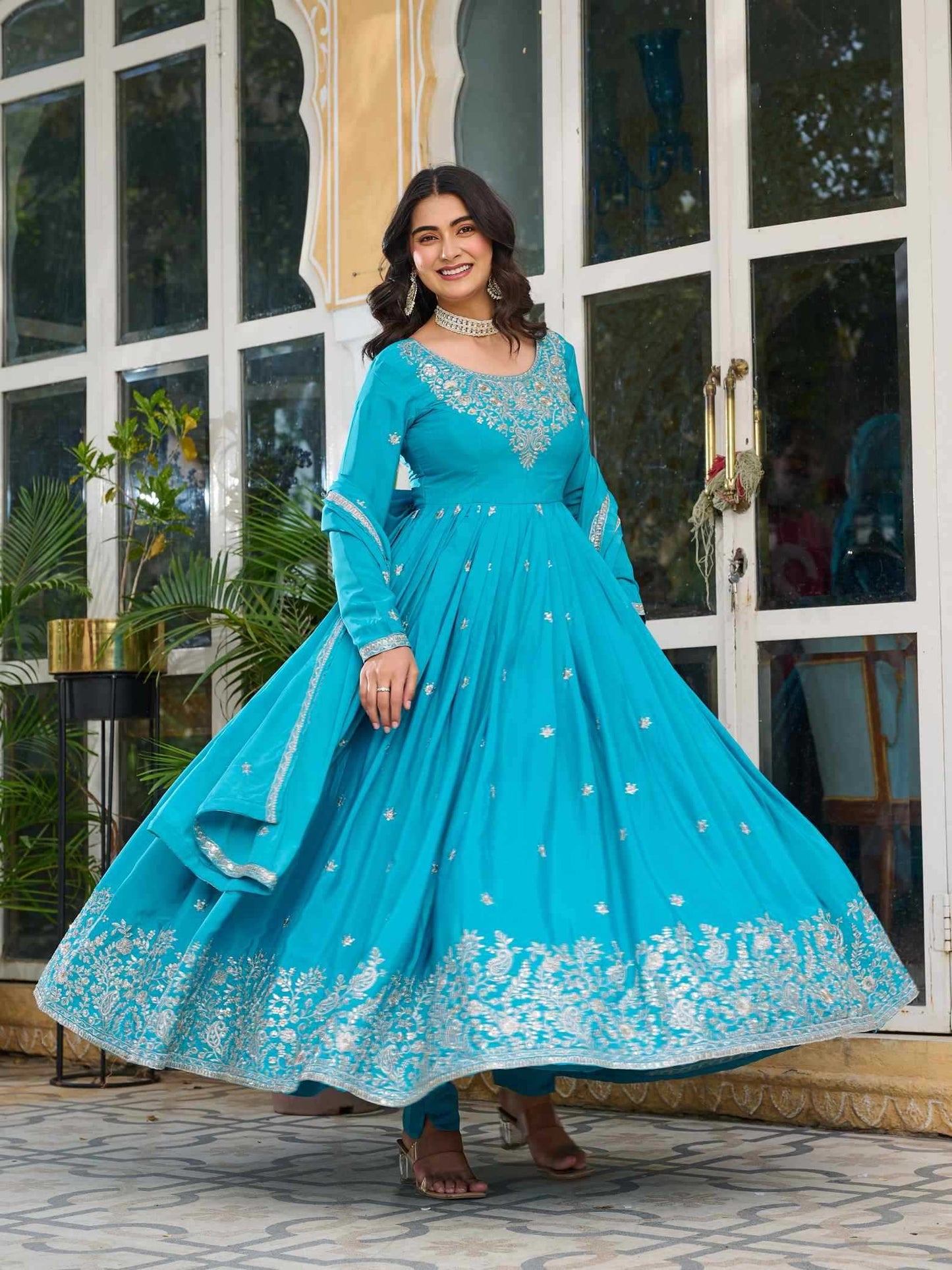 Silk Designer Gown