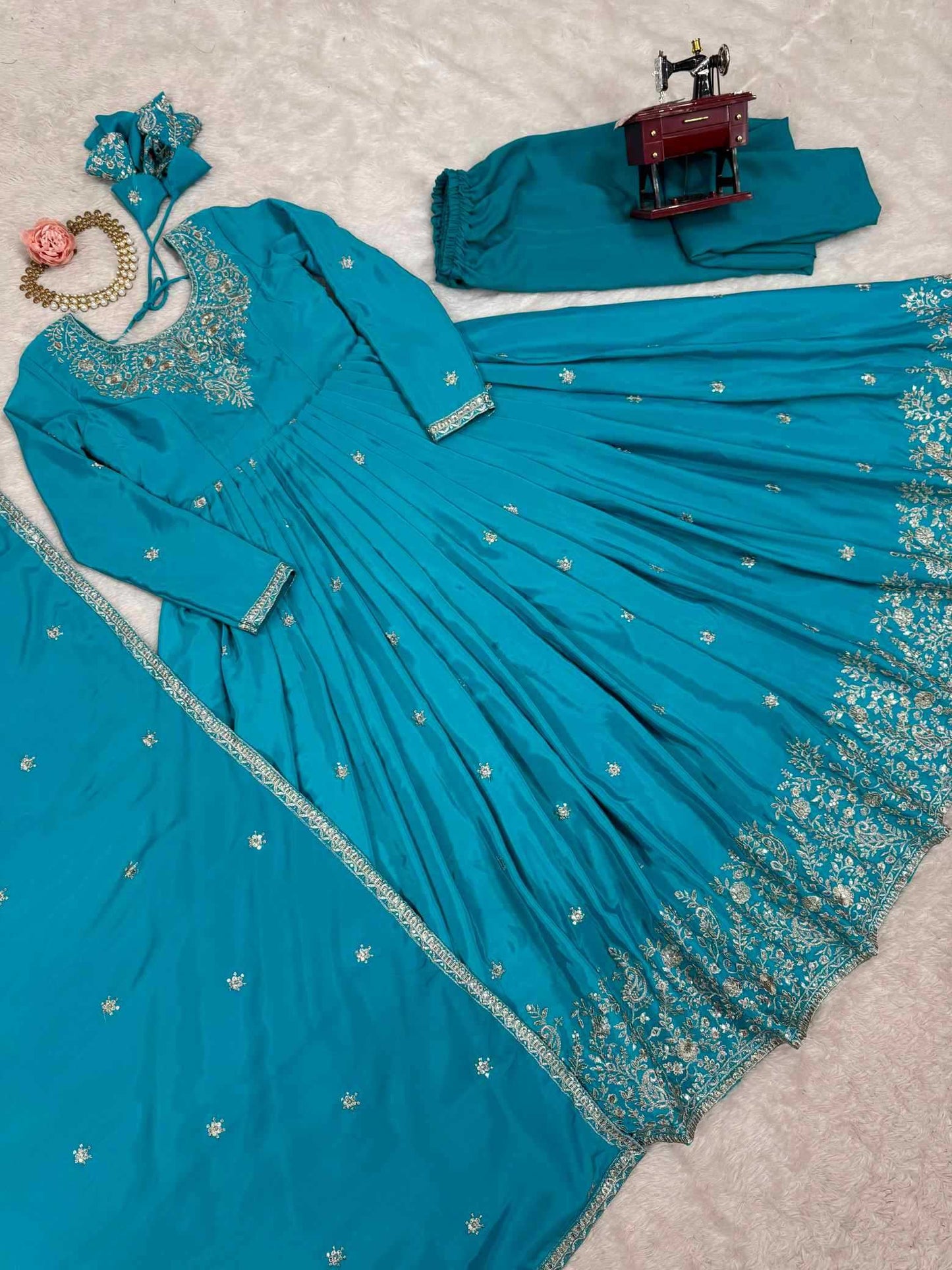Silk Designer Gown