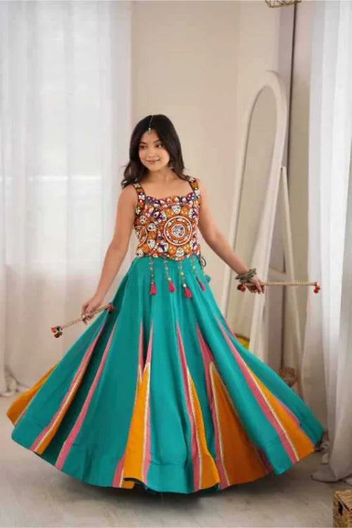 Heavy Rayon Designer Lehenga