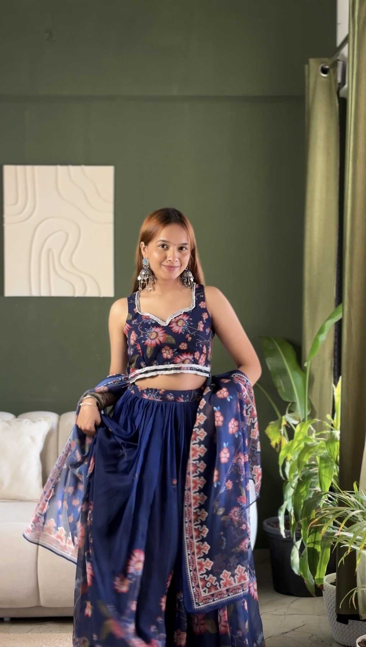 Faux Georgette Designer Lehenga