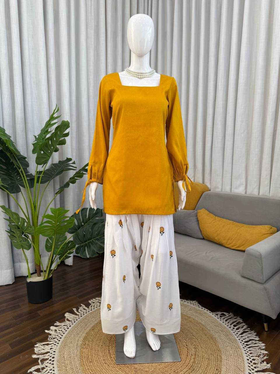 Rayon Sharara Salwar Suit