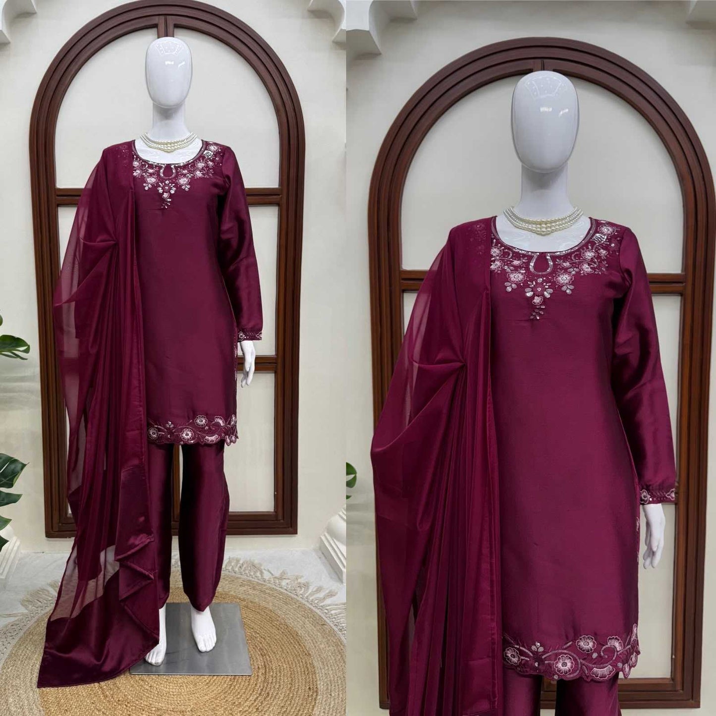 Silk Ladies Suit
