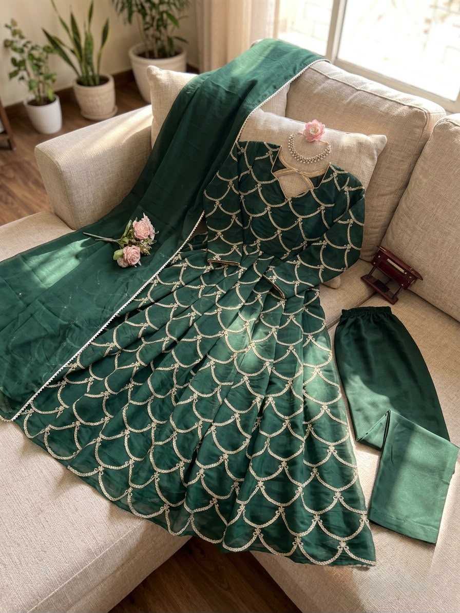 Chanderi Soft Party Gown
