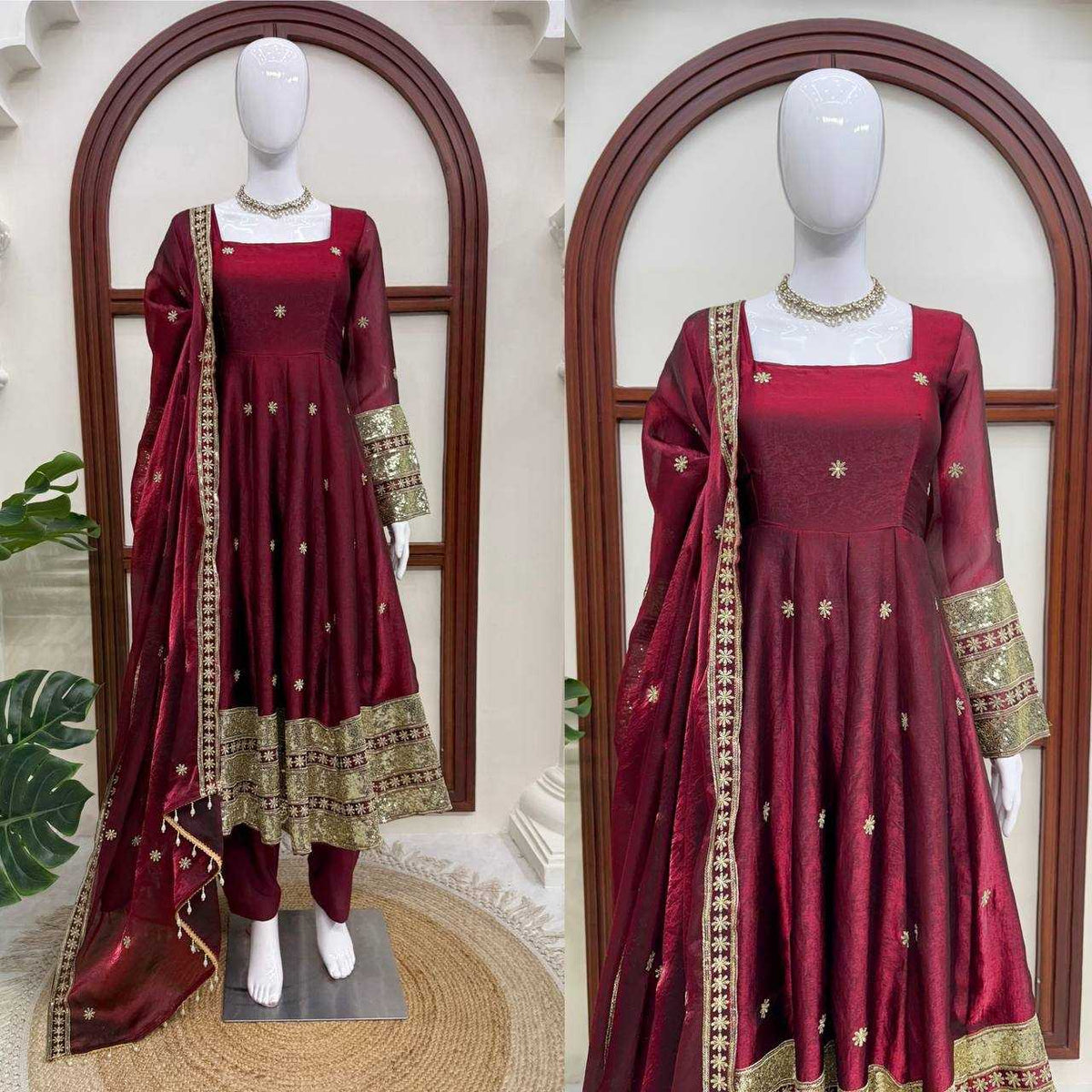 Silk Fancy Gown