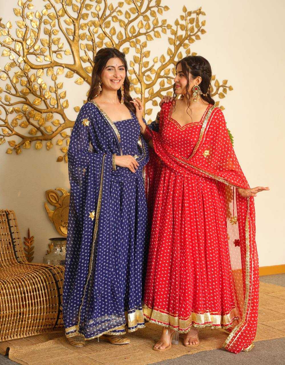 Faux Georgette Suit