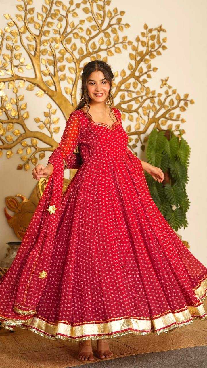 Faux Georgette Suit