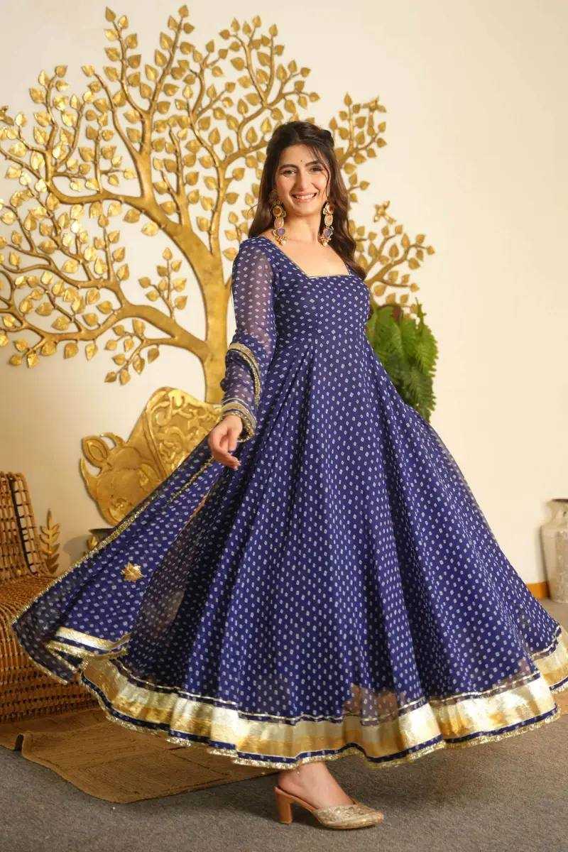 Faux Georgette Suit