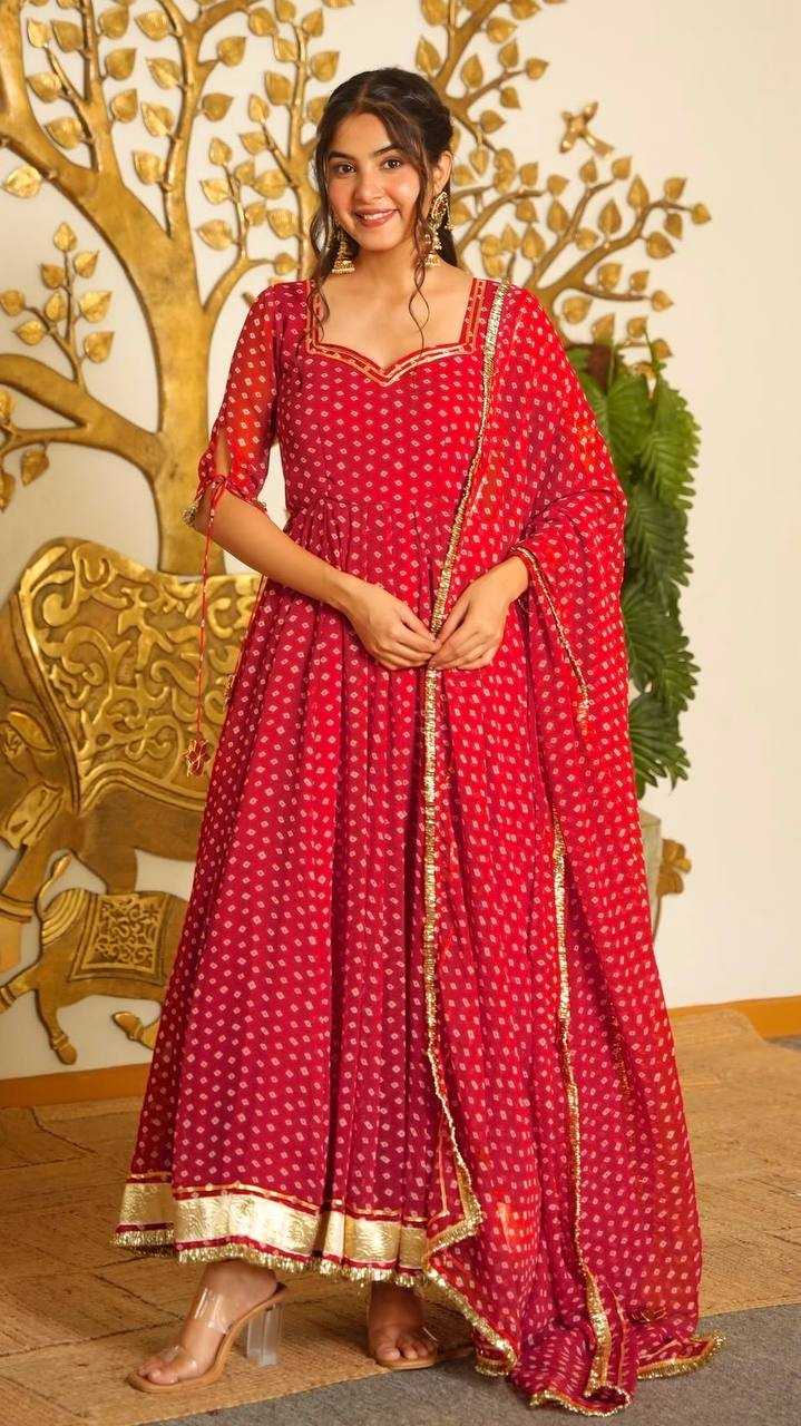 Faux Georgette Suit