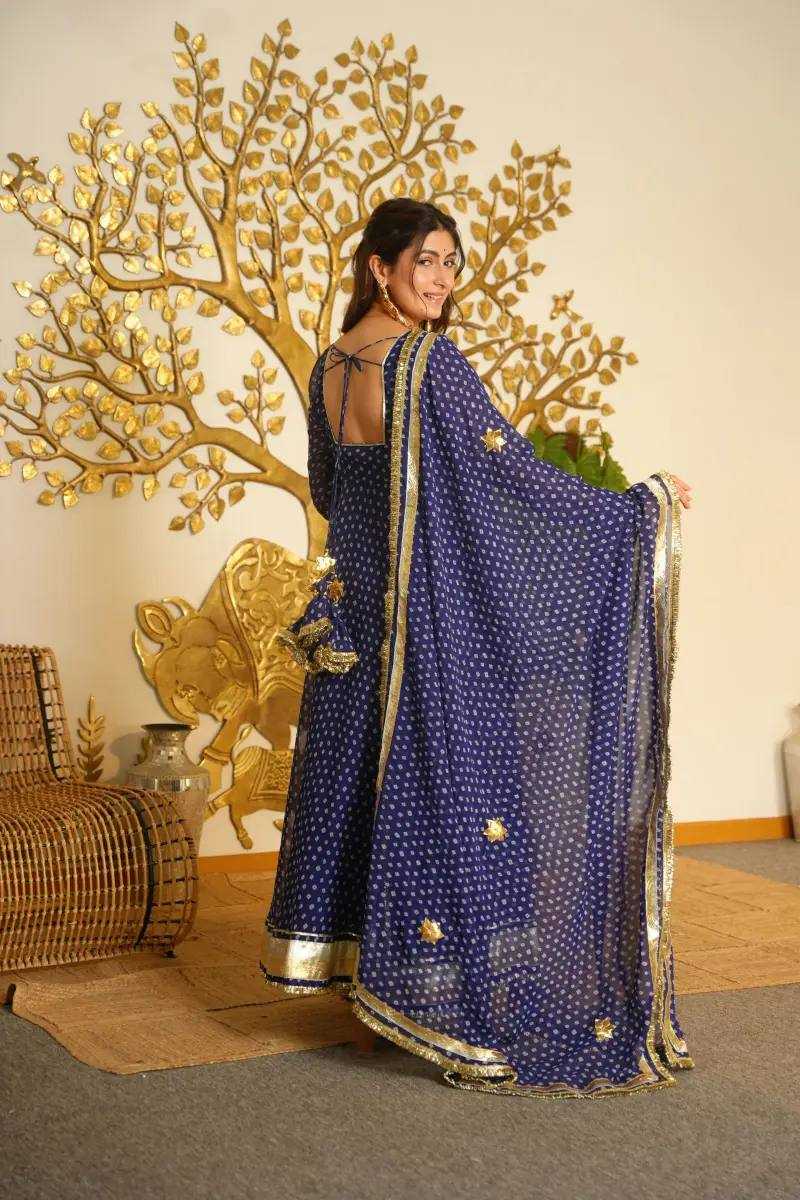 Faux Georgette Suit