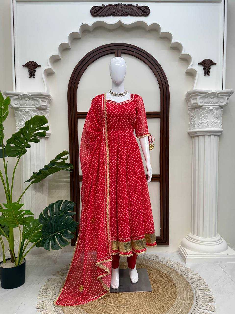 Faux Georgette Suit