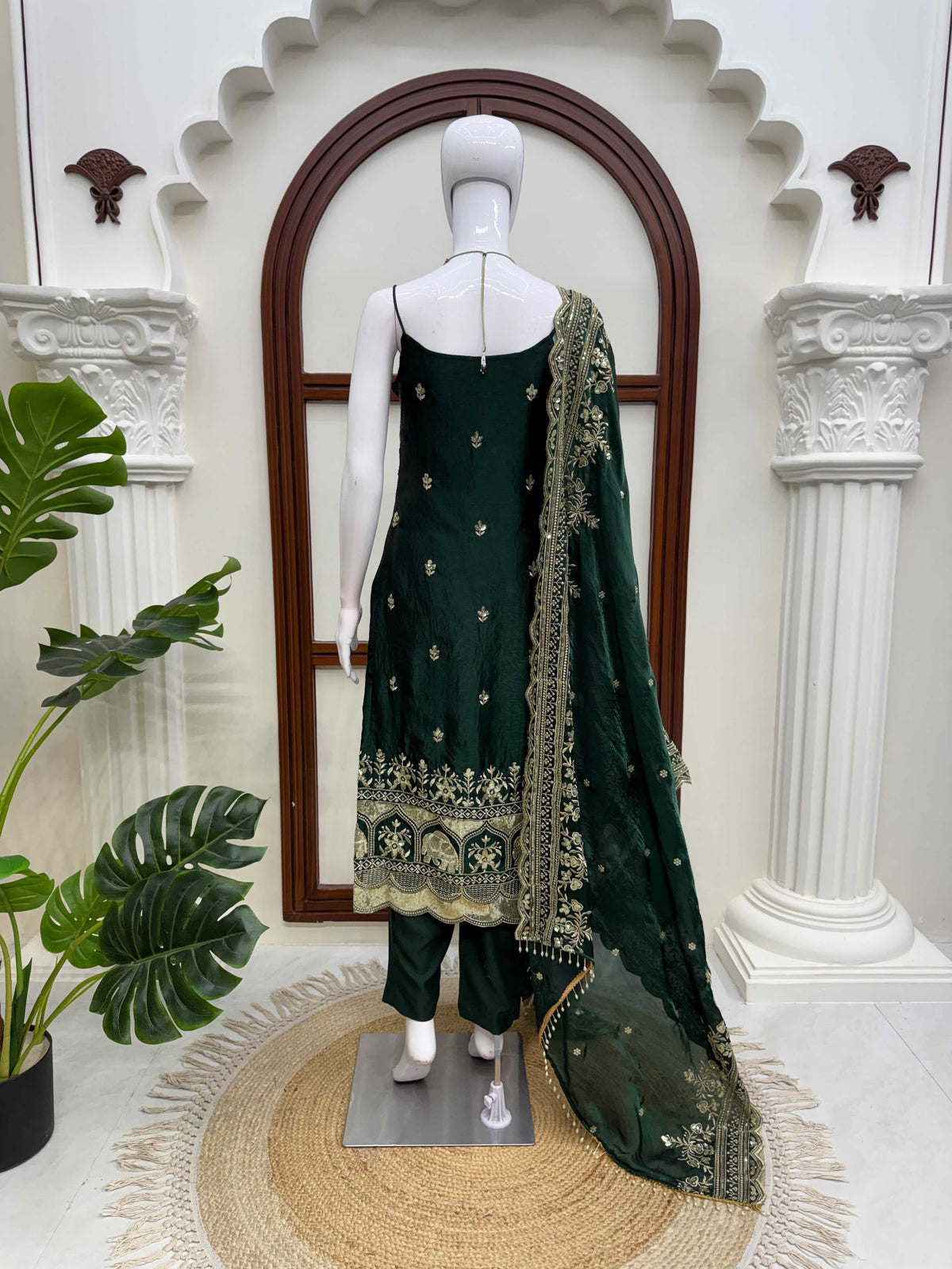 Silk Anarkali Suit
