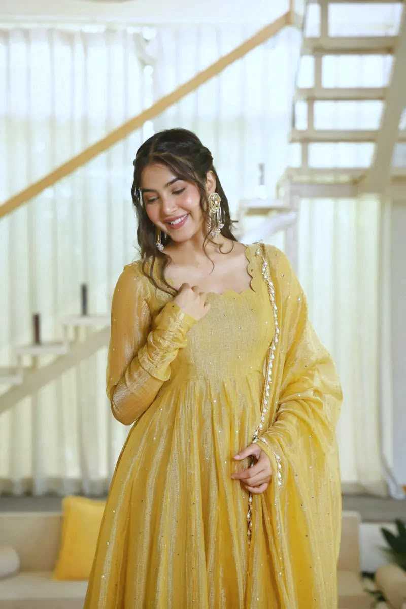 Silk Fancy Gown 1641