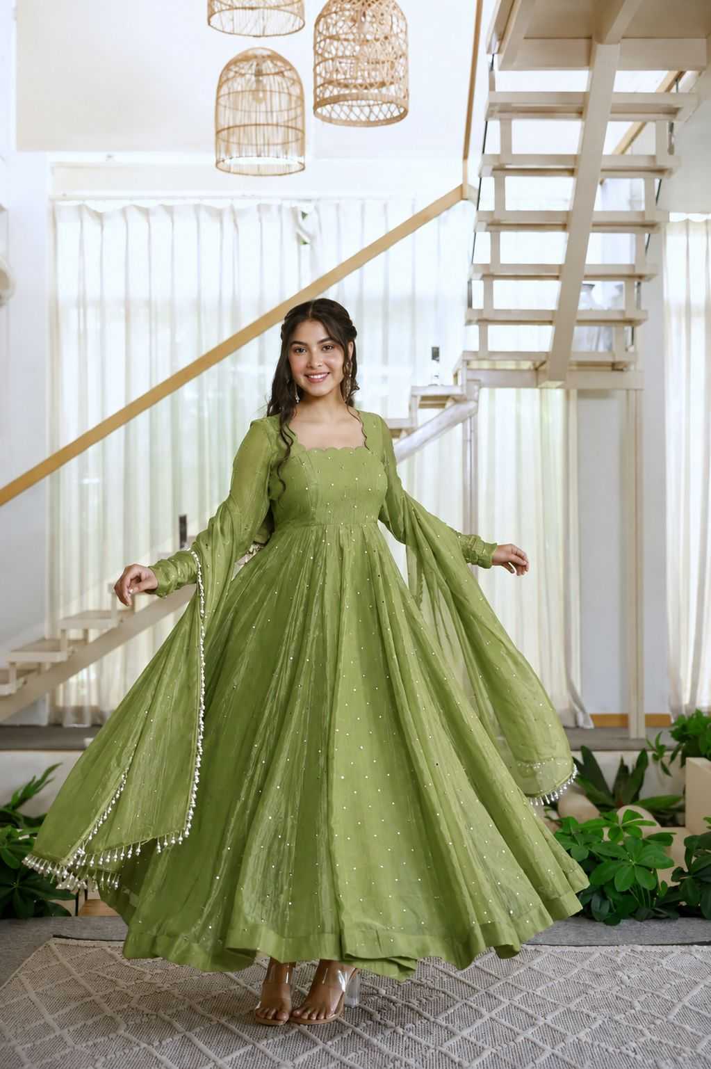 Silk Party Gown