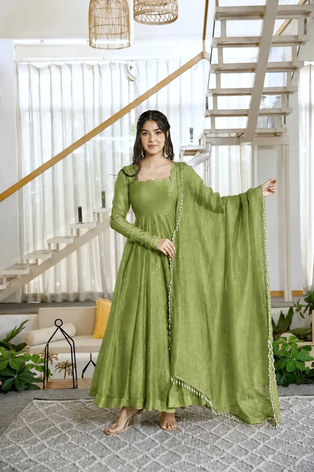 Silk Party Gown
