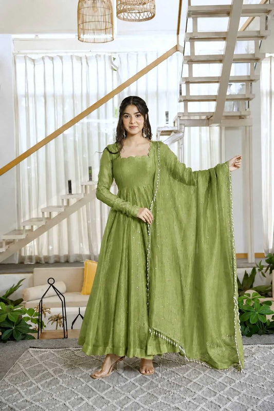 Silk Party Gown