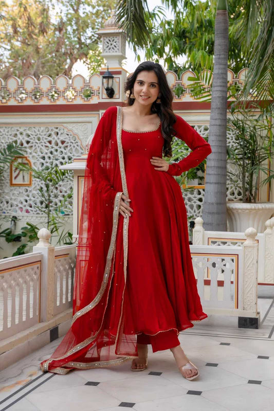 Faux Georgette Suit 1643