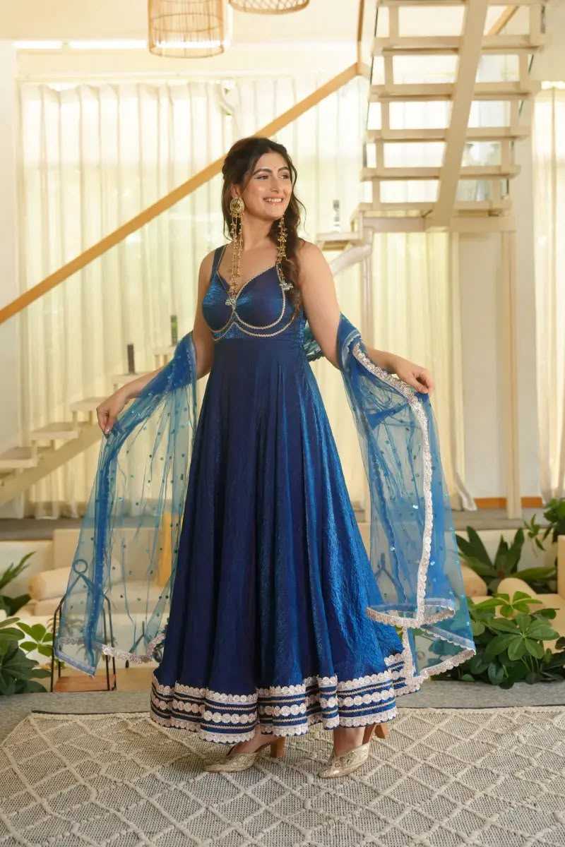 Silk Embroidery Gown