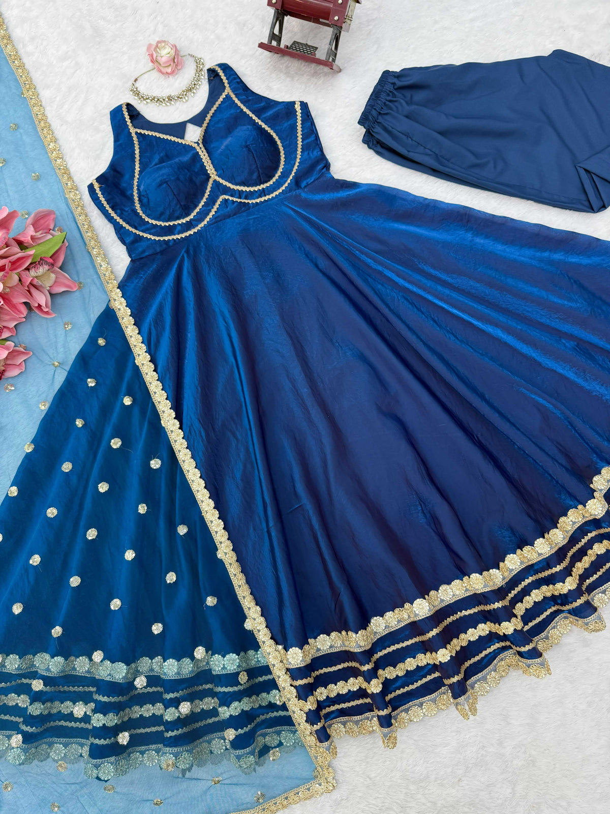 Silk Fancy Gown