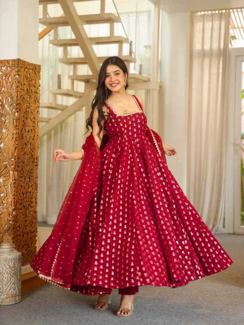 Jacquard Fancy Gown
