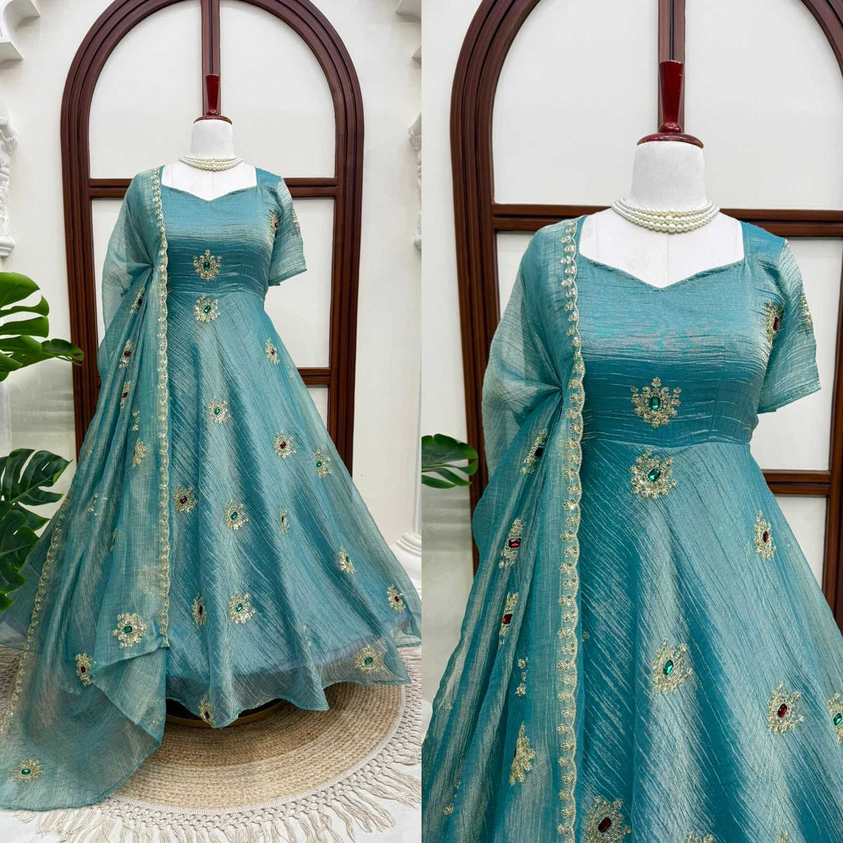Silk Designer Gown