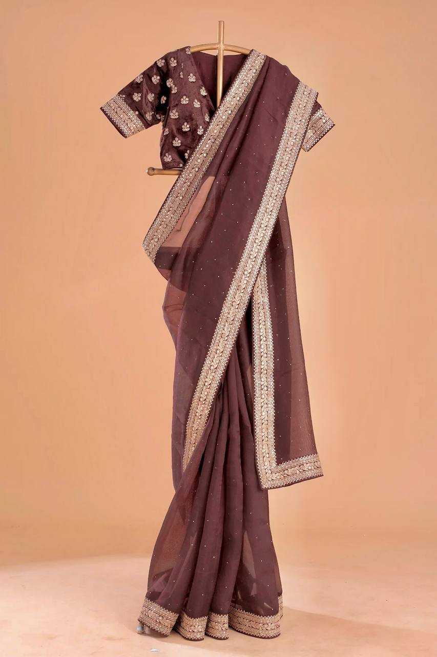 Organza Silk Designer Saree