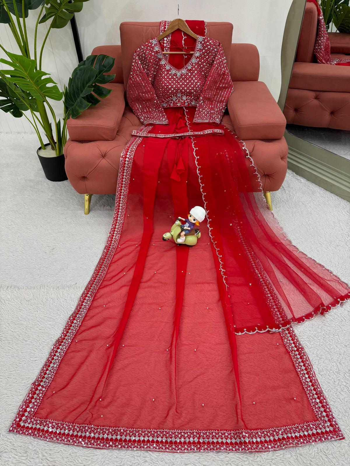 Tabby Silk Sequence Saree