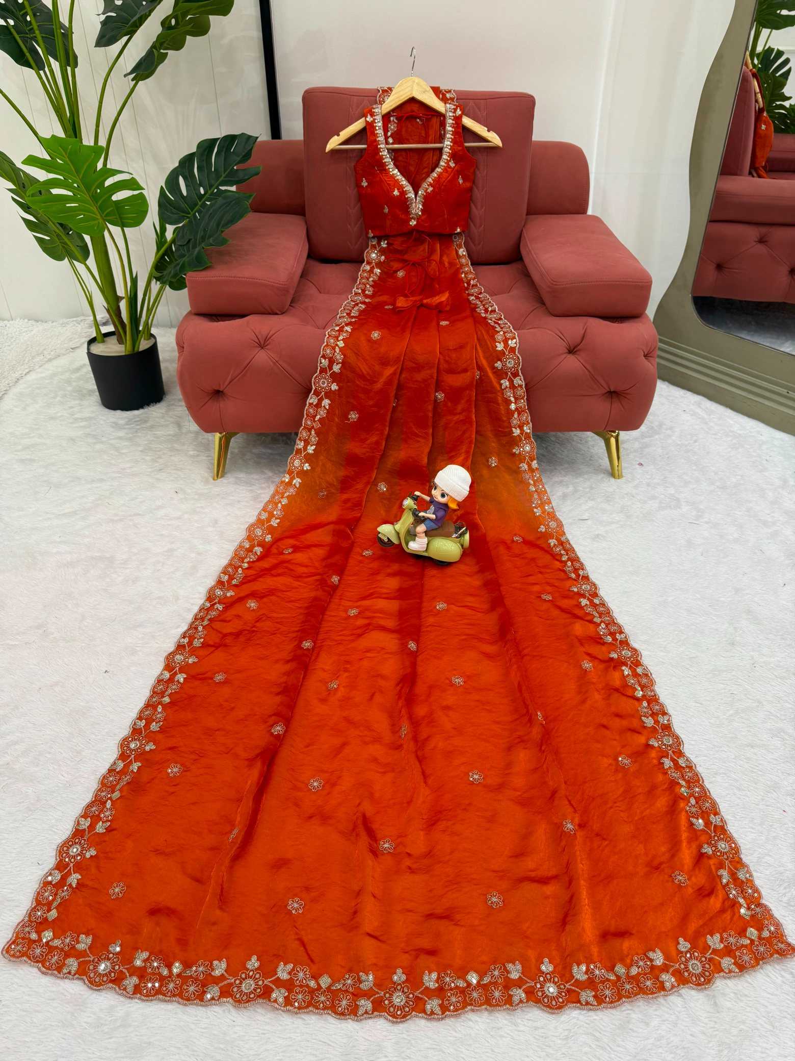 Heavy Silk Party Wear Saree