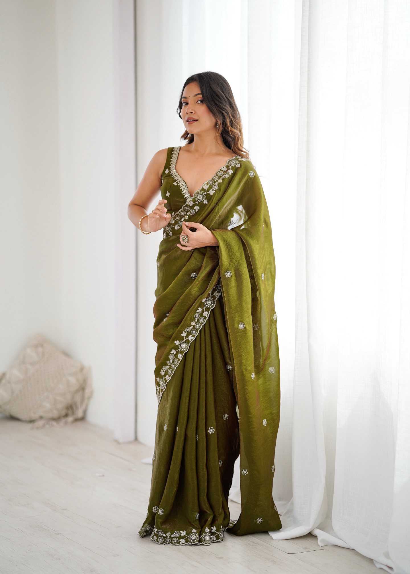 Heavy Silk Party Wear Saree