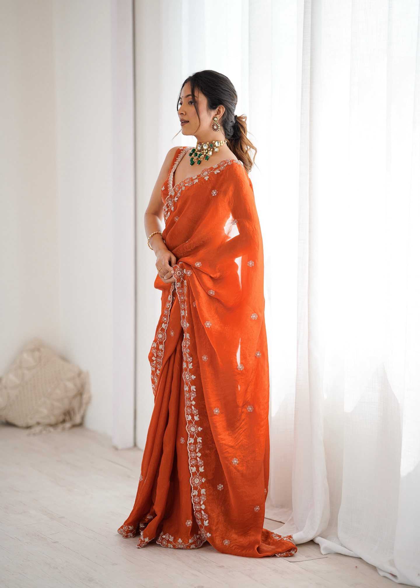 Heavy Silk Party Wear Saree