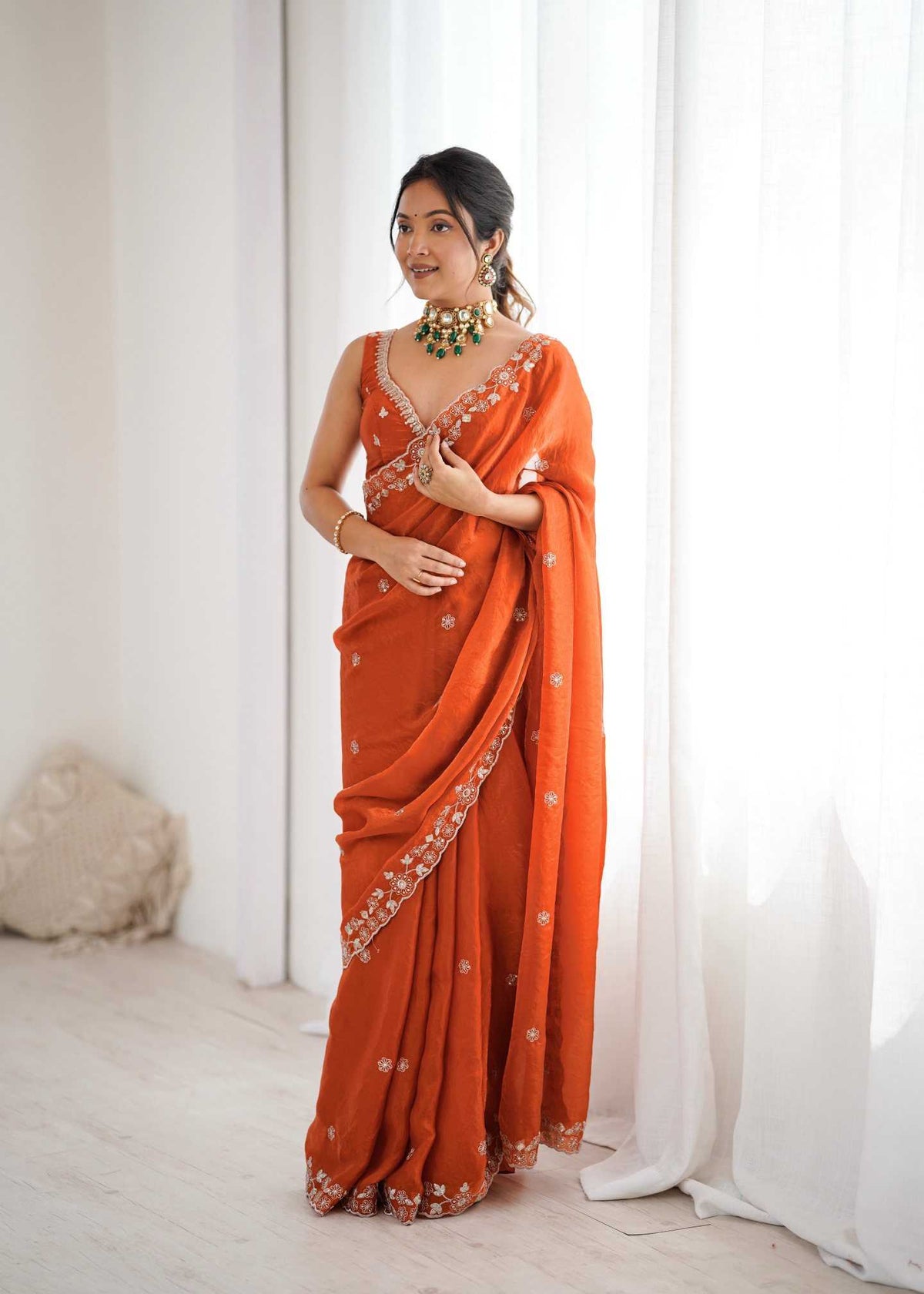 Heavy Silk Party Wear Saree
