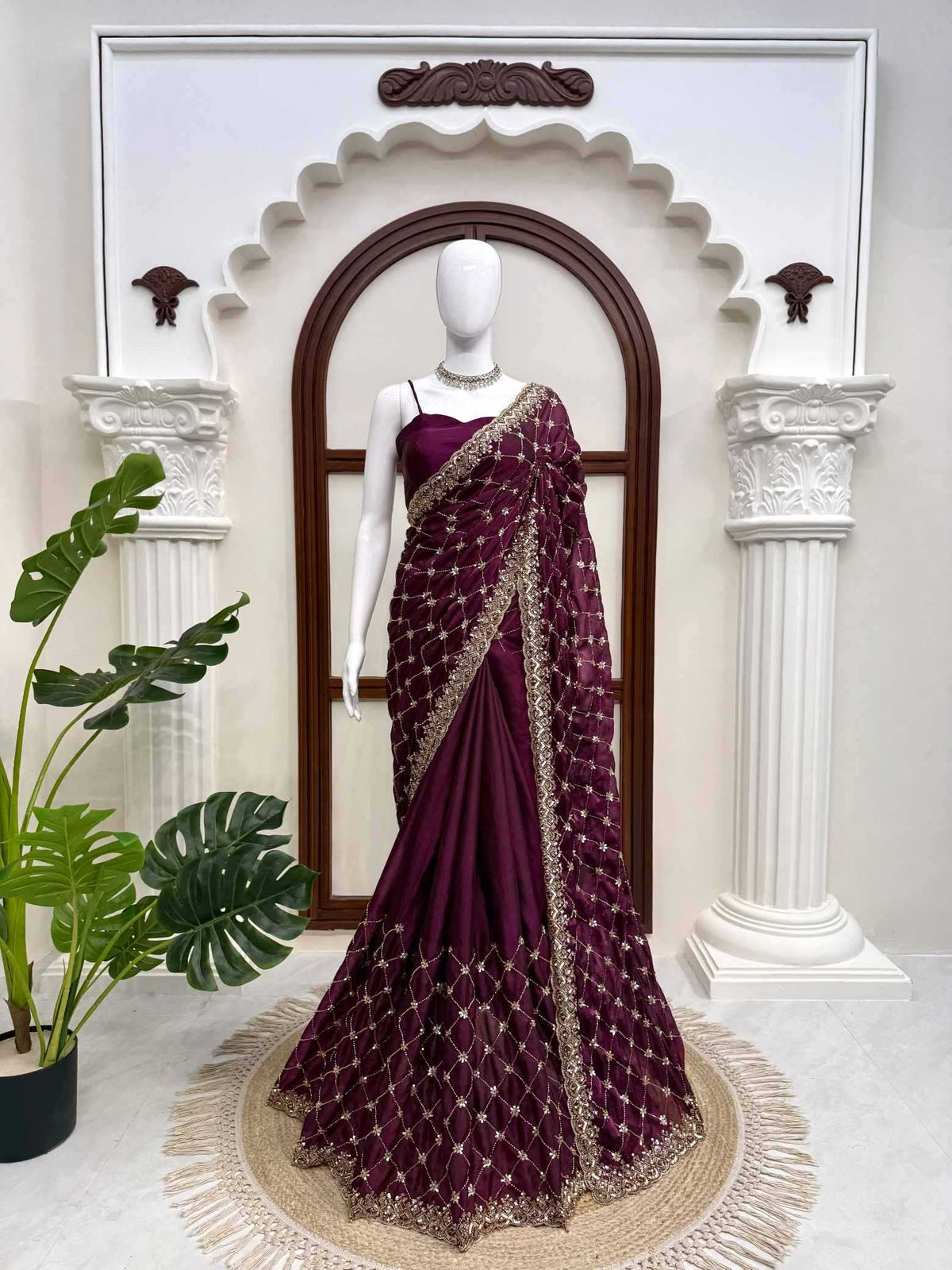 Silk Party Wear Saree 647