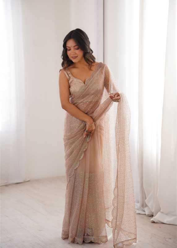 Soft Net Designer Saree 90