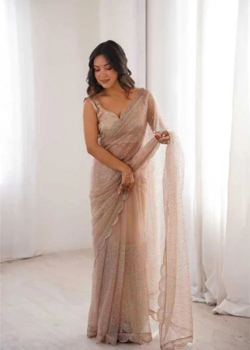 Soft Net Designer Saree 90