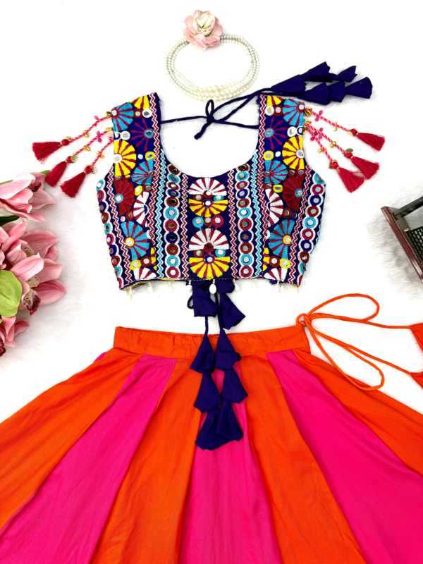 Heavy Rayon Embroidered Lehenga 98