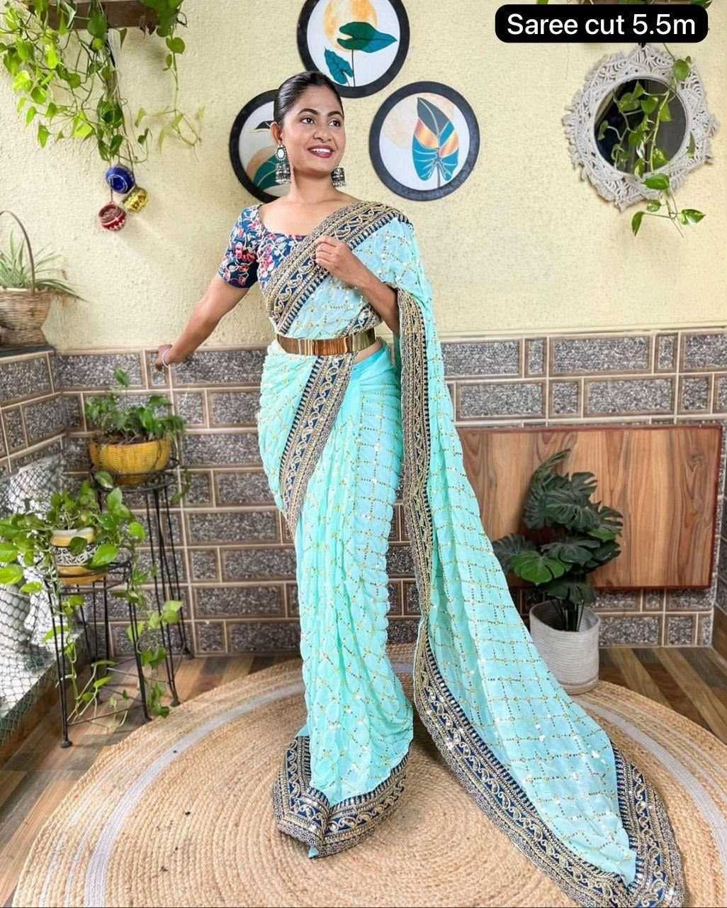 Georgette Saree 0155