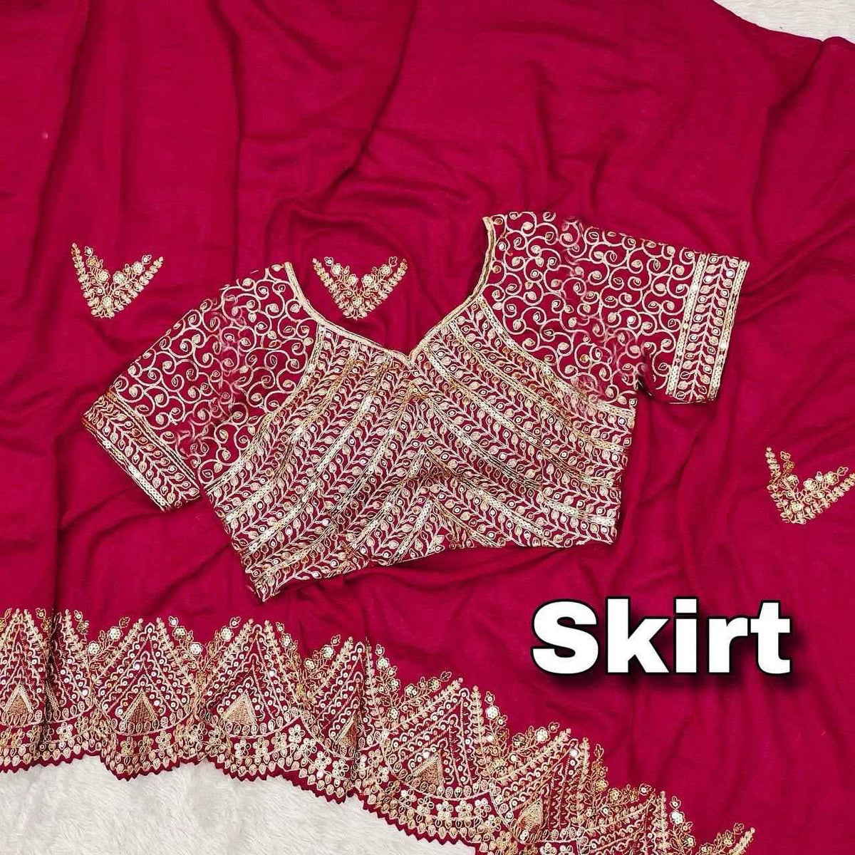 Vichitra Silk Soft Saree in Dark Wine